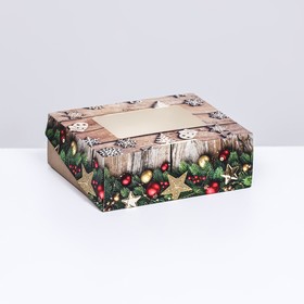 Коробка складная "Праздник", 10 х 8 х 3,5 см