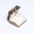 Коробка подарочная новогодняя складная «Праздник», 10×8×3.5 см - Фото 4