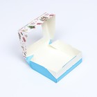 Коробка подарочная новогодняя складная «С Новым годом», 10×8×3.5 см - Фото 4