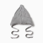 Шапка детская MINAKU р-р 42-44, цвет серый - Фото 9