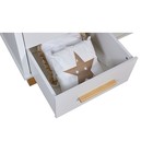 Шкаф трехсекционный Polini kids Simple 3415, с ящиками, цвет белый-натуральный - фото 123140770