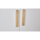 Шкаф трехсекционный Polini kids Simple 3415, с ящиками, цвет белый-натуральный - фото 123140774