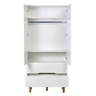 Шкаф двухсекционный Polini kids Simple 3610, с ящиками, цвет белый-дуб, каменный 10202666 - фото 319812071