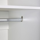 Шкаф двухсекционный Polini kids Simple 3610, с ящиками, цвет белый-дуб, каменный 10202666 - фото 319812076