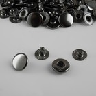 Кнопка установочная, Альфа (S-образная), d = 12,5 мм, цвет чёрный никель - Фото 2