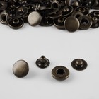 Кнопка установочная, Альфа (S-образная), d = 15 мм, цвет чёрный никель - Фото 2