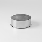 Сито для просеивания Доляна «Металлик», d=13 см, нержавеющая сталь, серебристое - Фото 2