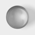 Сито для просеивания Доляна «Металлик», d=13 см, нержавеющая сталь, серебристое - Фото 1