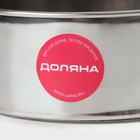 Сито для просеивания Доляна «Металлик», d=13 см, нержавеющая сталь, серебристое - Фото 5