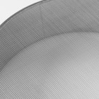 Сито для просеивания Доляна «Металлик», набор 4 шт., d=15/18/20.5/24 см, нержавеющая сталь, серебристое - Фото 3