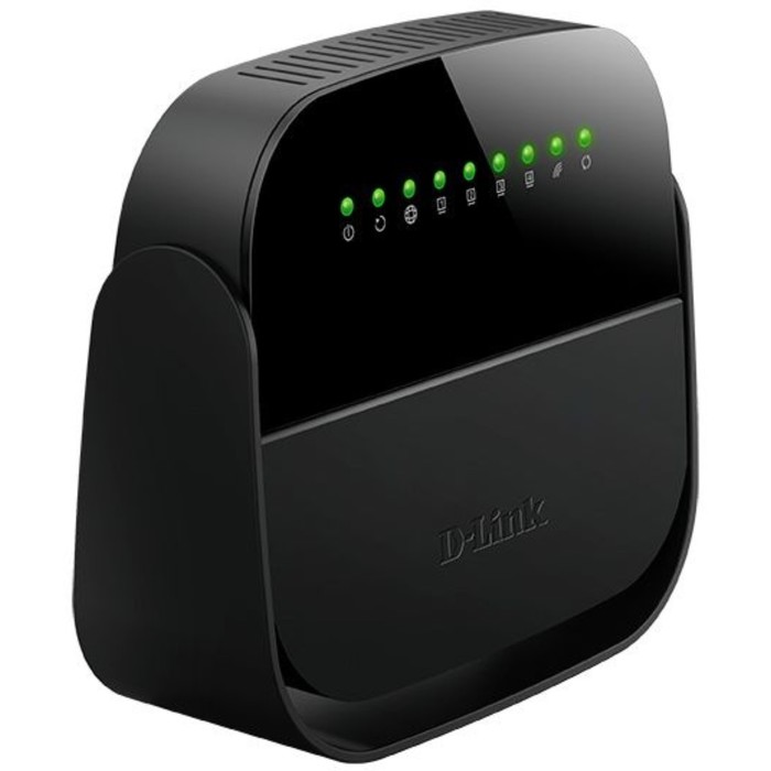 Роутер беспроводной D-Link DSL-2640U/R1A N150 ADSL2+/VDSL2 черный - фото 51488046