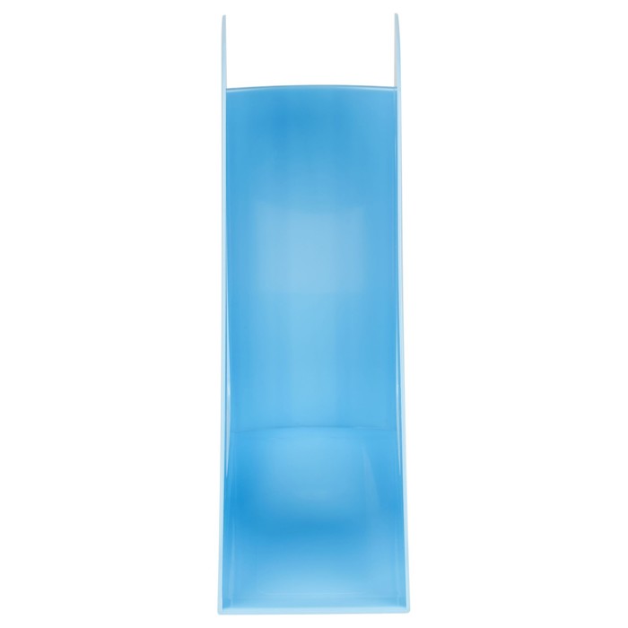 Лоток для бумаг вертикальный СТАММ "Фаворит", голубой, ширина 90 мм