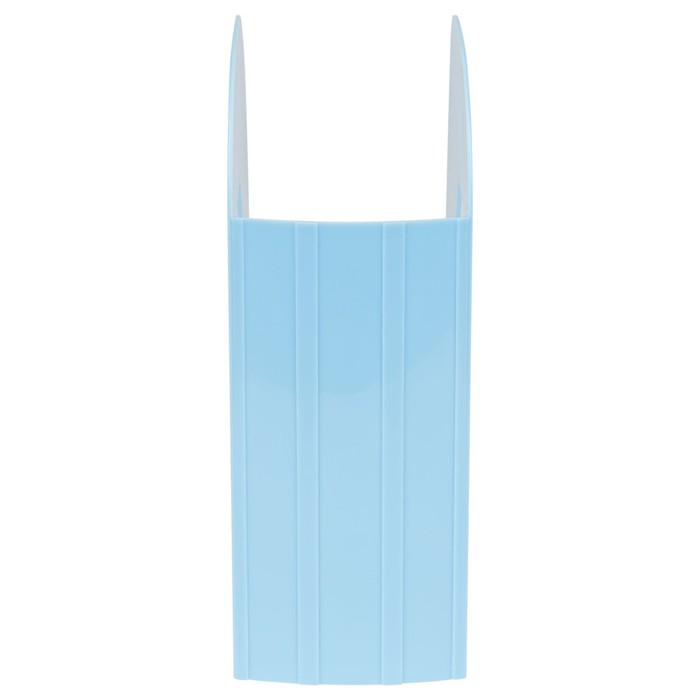 Лоток для бумаг вертикальный СТАММ "Фаворит", голубой, ширина 90 мм