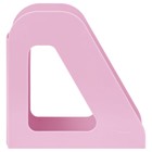 Лоток для бумаг вертикальный СТАММ "Фаворит", розовый, ширина 90 мм - Фото 2