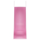Лоток для бумаг вертикальный СТАММ "Фаворит", розовый, ширина 90 мм - фото 7870294