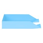 Лоток для бумаг горизонтальный СТАММ "Фаворит", голубой - фото 7870303