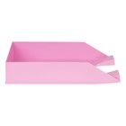Лоток для бумаг горизонтальный СТАММ "Фаворит", розовый - Фото 2