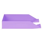 Лоток для бумаг горизонтальный СТАММ "Фаворит", фиолетовый - фото 7870318