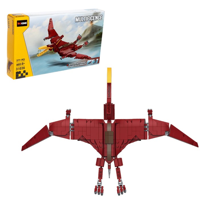 Конструктор Дино «Птеродактиль», 377 деталей - Фото 1