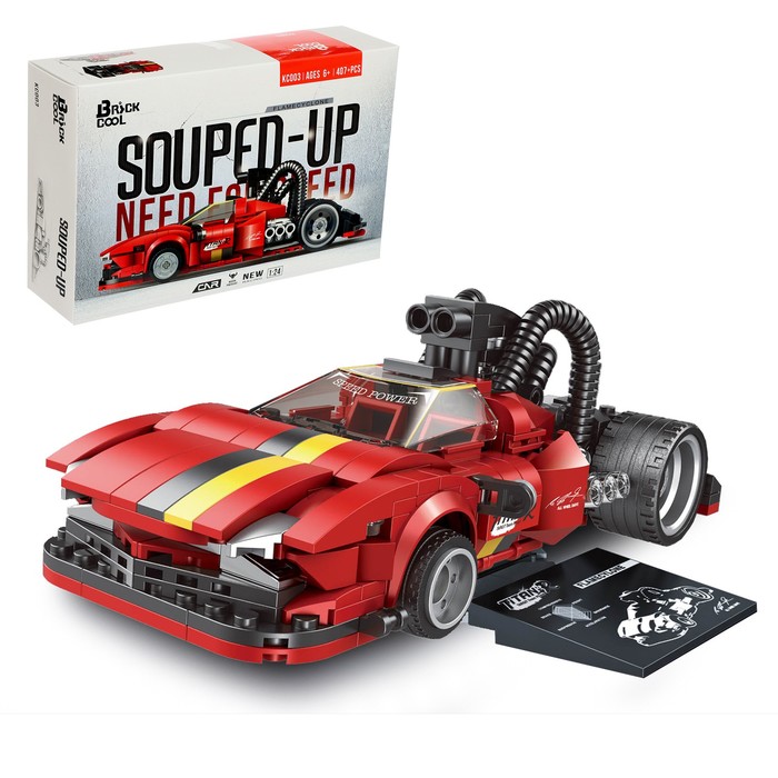 Конструктор «Гонка. Пламенный циклон», 407 деталей - Фото 1