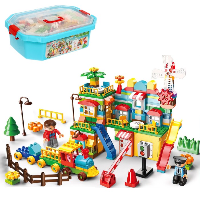 Конструктор Город «Городок счастья», 269 деталей - Фото 1