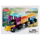 Конструктор ЖД «Поезд алфавит», 34 детали - Фото 3