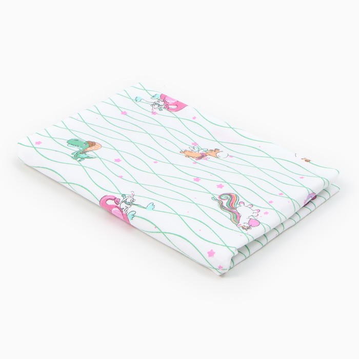 Пелёнка «Крошка Я. Сказочные герои», 90×120 см, хлопок 100%, фланель - Фото 1