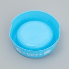 Миска пластиковая «Еда для кота», 250 мл, голубая - фото 9030408
