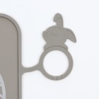 Коврик силиконовый под миску, 40 х 30 см, серый - Фото 8