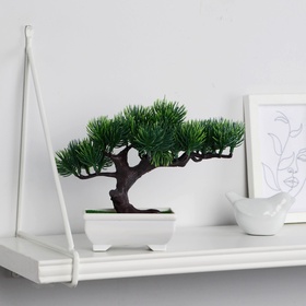 Бонсай искусственный в горшке «Сосна галант», 12×16 см, МИКС