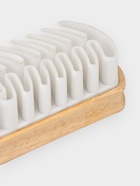 Щётка для замшевой обуви LaDо́m, буковое дерево, 12.3×4.3×3 см, бежевая - Фото 9