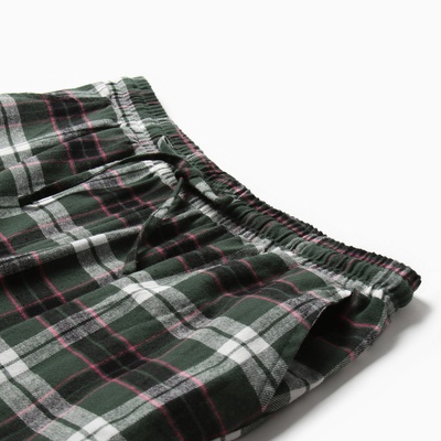 Пижама женская (рубашка, брюки) KAFTAN, размер 50-52, зелёная