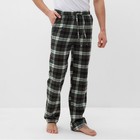 Брюки мужские домашние KAFTAN размер 54, зеленый - Фото 1