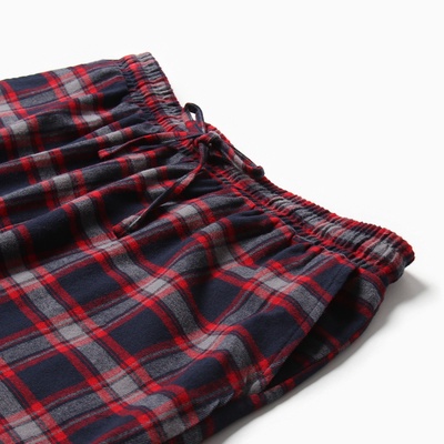 Пижама женская (рубашка, брюки) KAFTAN, размер 40-42, синяя