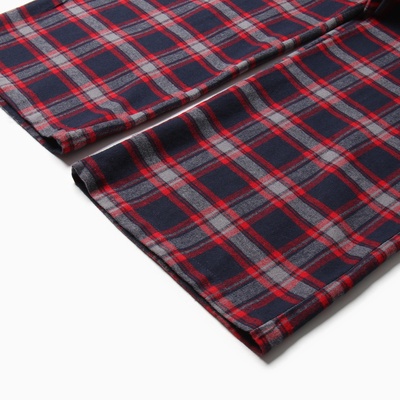 Пижама женская (рубашка, брюки) KAFTAN, размер 40-42, синяя