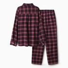 Пижама женская (рубашка и брюки) KAFTAN размер 40-42, синий 9881339 - фото 11864004