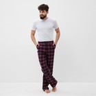 Брюки мужские домашние KAFTAN размер 50, синий - Фото 3