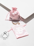 Мешочек подарочный атласный, 8×10 см, светло-розовый 9911259