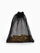 Мешочек подарочный «Маленькая сетка», 10×12 см, чёрный - Фото 1