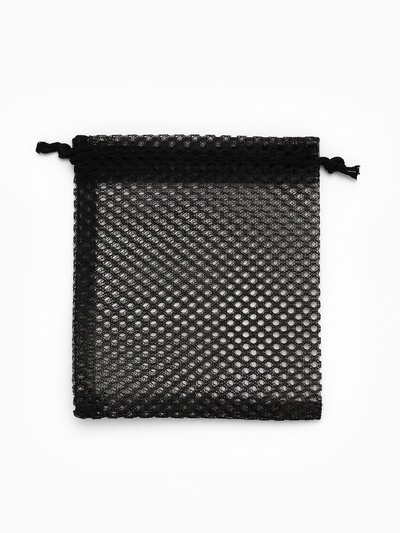 Мешочек подарочный «Большая сетка», 10×12 см, чёрный