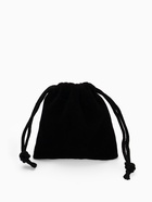 Мешочек бархатный, 5.5×5.5 см, фасовка 50 шт., чёрный - Фото 1