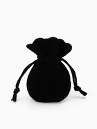 Мешочек бархатный, 4×5 см, фасовка 100 шт., чёрный - Фото 1