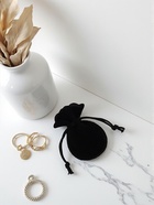 Мешочек бархатный, 4×5 см, фасовка 100 шт., чёрный - Фото 2