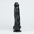 Фаллоимитатор Оки- Чпоки, реалистик, на присоске, PVC, 29 х 5 см, черный - Фото 4
