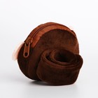 Кошелёк-браслет на молнии, коричневый - Фото 3