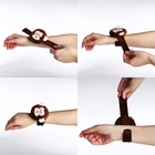 Кошелёк-браслет на молнии, коричневый  (артикул 9935771)  большой выбор товаров оптом и в розницу по низким ценам с доставкой