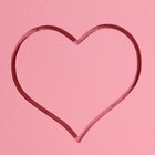 Кашпо деревянное "Symmetric Heart, сердце", с ручкой, 25×12,5×10(28) см Розовый Коралл - Фото 5