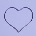 Кашпо деревянное "Symmetric Heart, сердце", с ручкой, 25×12,5×10(28) см Лавандовый - Фото 5