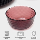 Столовый сервиз Luminarc «Идиллия», 43 предмета, стекло, лилак - Фото 2