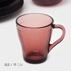 Столовый сервиз Luminarc «Идиллия», 43 предмета, стекло, лилак - Фото 4